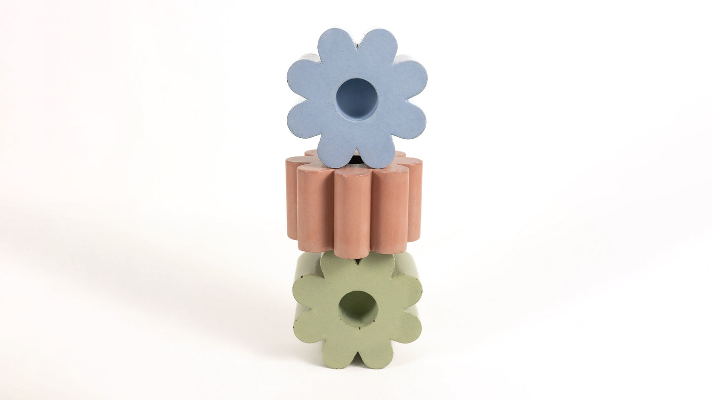 Platform Floral Candleholder